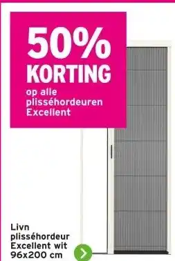 GAMMA Livn plisséhordeur Excellent wit aanbieding