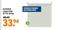 GAMMA GAMMA rolgordijn 5714 beige aanbieding