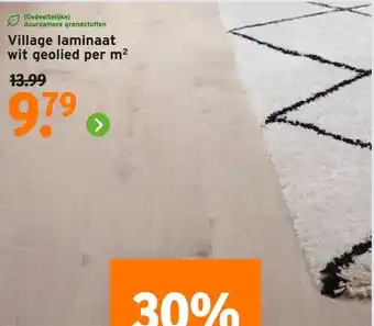 GAMMA Village laminaat wit geolied aanbieding
