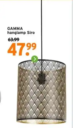 GAMMA GAMMA hanglamp Siro aanbieding