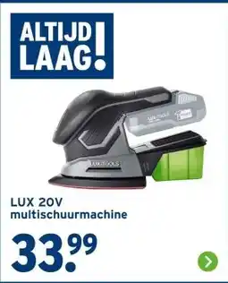 GAMMA LUX 20X multischuurmachine aanbieding
