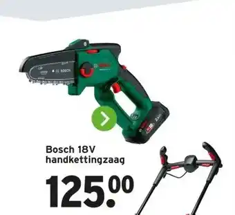 GAMMA Bosch 18V handkettingzaag aanbieding
