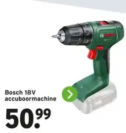 GAMMA Bosch 18V accuboormachine aanbieding