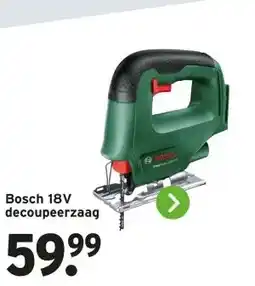 GAMMA Bosch 18V decoupeerzaag aanbieding