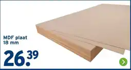 GAMMA MDF plaat 18 mm aanbieding