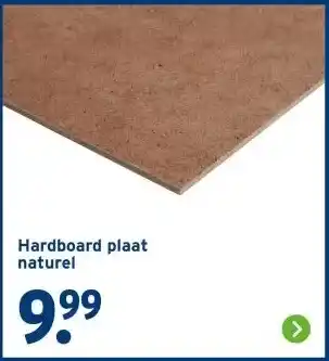 GAMMA Hardboard plaat naturel aanbieding
