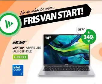 Expert Acer Aspire Lite (AL14-32P-32LE) Zilver aanbieding
