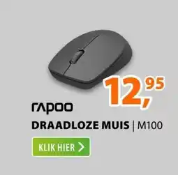 Expert Rapoo M100 Silent Multi-mode Draadloze Muis Zwart aanbieding