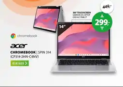 Expert Acer Chromebook Spin 314 (CP314-2HN-C4NV) aanbieding