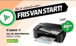 Expert Canon PIXMA TS3355i Zwart aanbieding