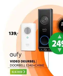 Expert Eufy Video Doorbell E340 + Chime aanbieding