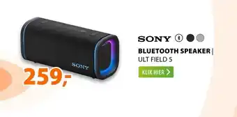 Expert Sony ULT Field 5 Zwart aanbieding