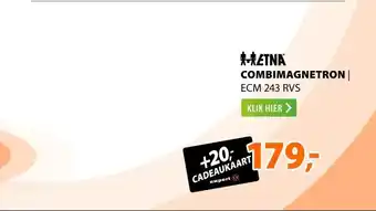 Expert ETNA ECM 243 Rvs aanbieding