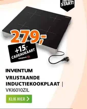 Expert Inventum VKI6010ZIL Zilver aanbieding