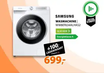 Expert Samsung WW80T634ALHAS2 aanbieding