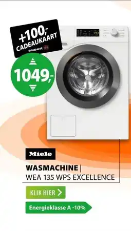 Expert Miele WEA 135 WPS Excellence aanbieding
