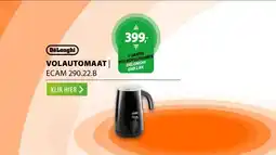 Expert DeLonghi ECAM290.22.B Zwart aanbieding