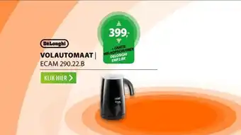 Expert DeLonghi ECAM290.22.B Zwart aanbieding