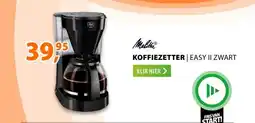 Expert Melitta Easy II Zwart aanbieding