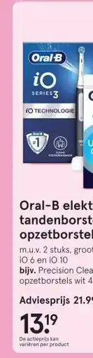Etos Oral-B elektrische tandenborstels en opzetborstels aanbieding