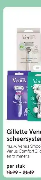 Etos Gillette Venus scheersystemen aanbieding