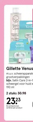 Etos Gillette Venus aanbieding