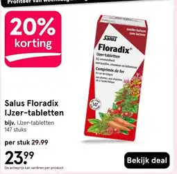 Etos Salus Floradix IJzer-tabletten aanbieding