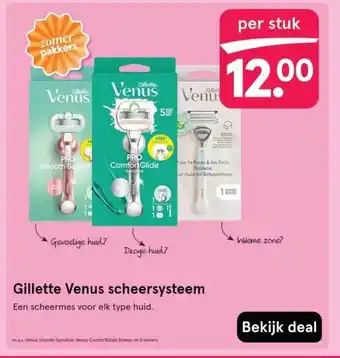 Etos Gillette Venus scheersysteem aanbieding