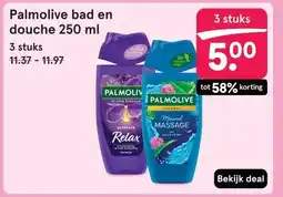 Etos Palmolive bad en douche 250 ml aanbieding