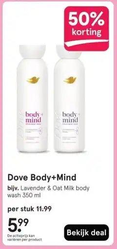 Etos Dove Body+Mind aanbieding