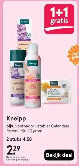 Etos Kneipp aanbieding