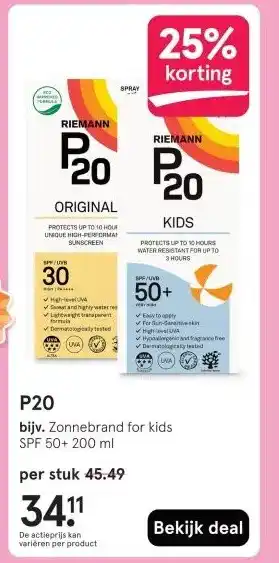 Etos P20 aanbieding