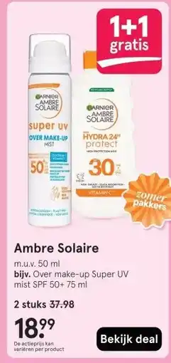 Etos Ambre Solaire aanbieding