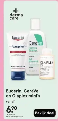 Etos Eucerin, CeraVe en Olaplex mini's aanbieding