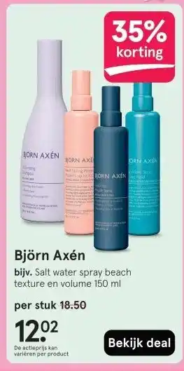 Etos Björn Axén aanbieding