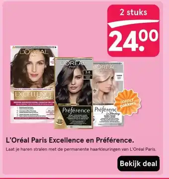 Etos L'Oréal Paris Excellence en Préférence. aanbieding