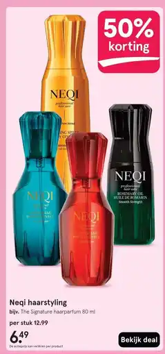 Etos Neqi haarstyling aanbieding