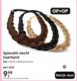 Etos Splendid vlecht haarband aanbieding