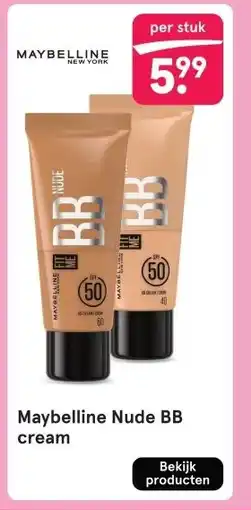Etos Maybelline Nude BB cream aanbieding