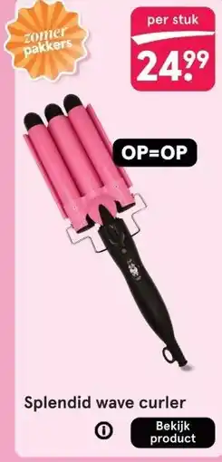 Etos Splendid wave curler aanbieding