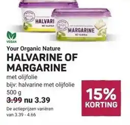 Ekoplaza HALVARINE OF MARGARINE aanbieding