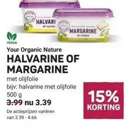 Ekoplaza HALVARINE OF MARGARINE aanbieding