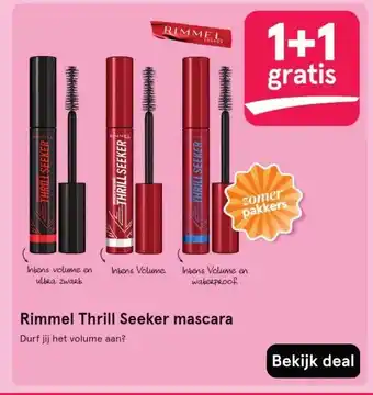 Etos Rimmel Thrill Seeker mascara aanbieding