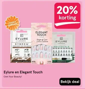 Etos Eylure en Elegant Touch aanbieding