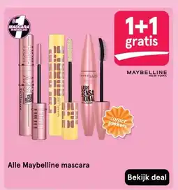 Etos Alle Maybelline mascara aanbieding