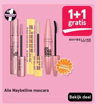 Etos Alle Maybelline mascara aanbieding