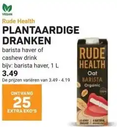 Ekoplaza PLANTAARDIGE DRANKEN aanbieding