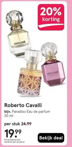 Etos Roberto Cavalli aanbieding