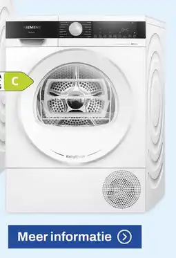 De Witgoed Specialist SIEMENS Warmtepompdroger WQ35G2C9NL aanbieding