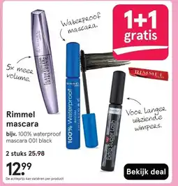 Etos Rimmel mascara aanbieding